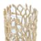Gold Aluminum Coastal Candle Holder, 10" x 5" x 5"